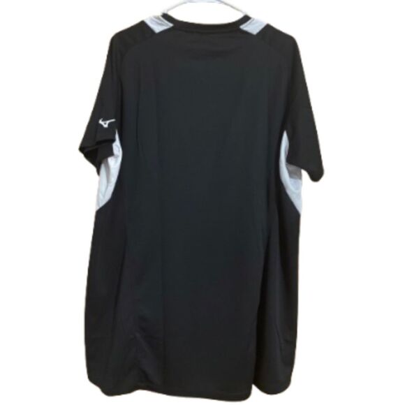 Mizuno WOMEN’s BLACK & WHITE CREW NECK JERSEY/PERFORMANCE SHIRT Sz-XXL - Picture 4 of 7